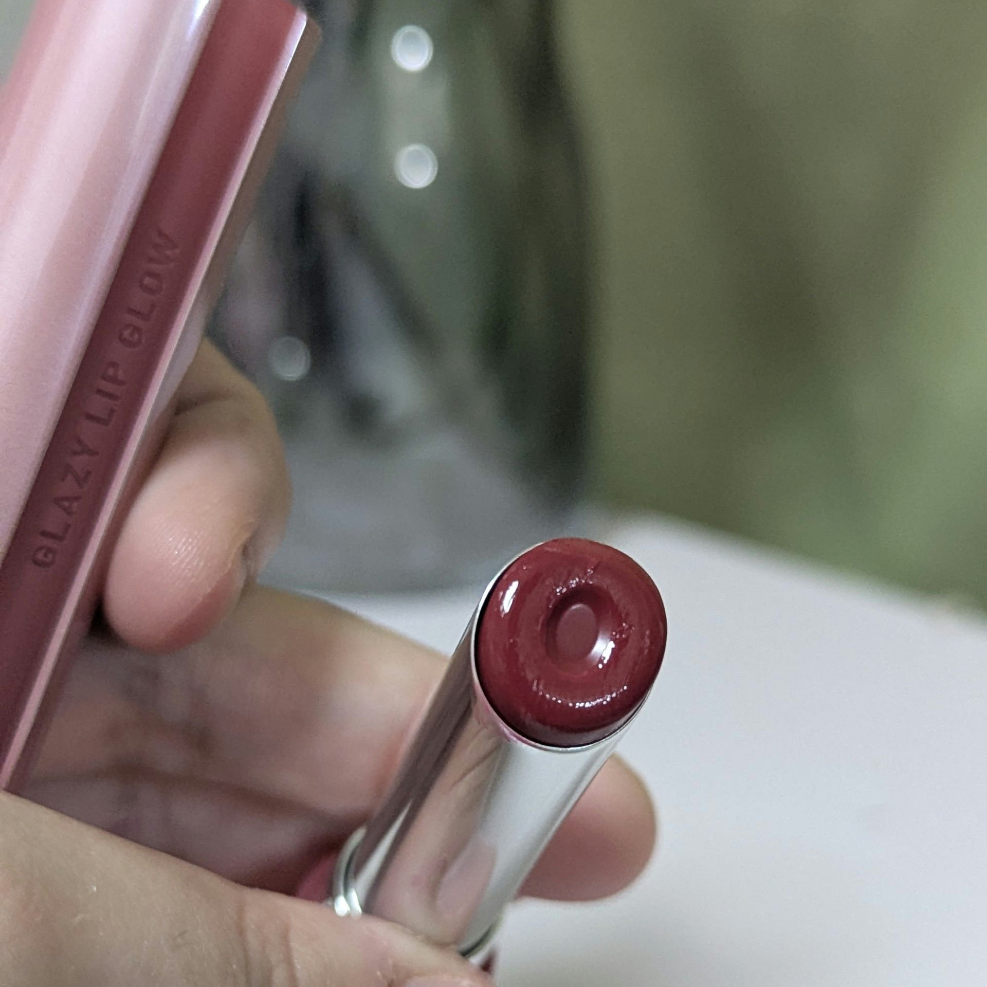 3CE グレイジーリップグロウ #39 バウンシーチェリー/3CE/リップグロスを使ったクチコミ（3枚目）