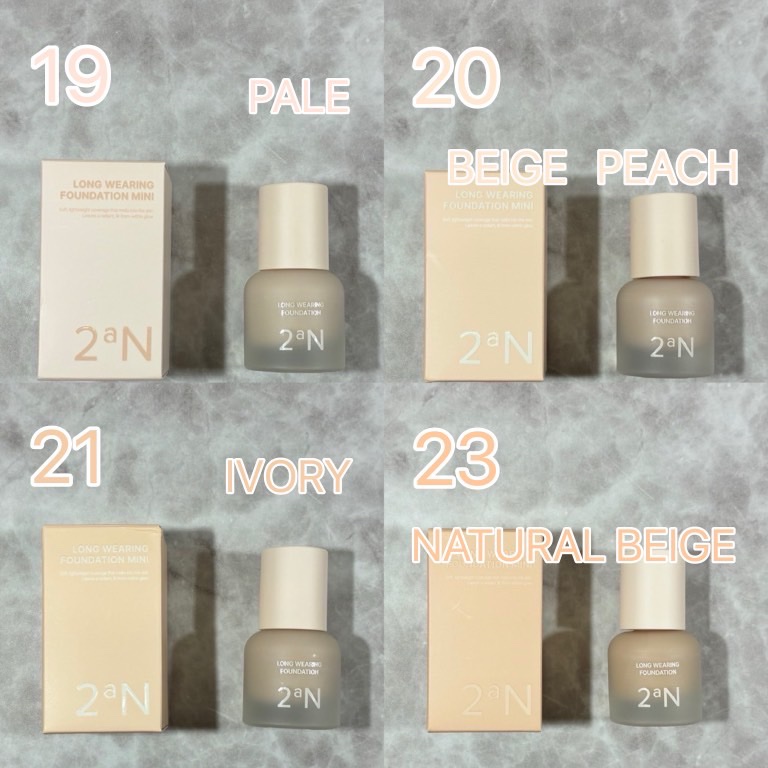 ロングウェアリング ファンデーション ミニ/2aN/リキッドファンデーションを使ったクチコミ（2枚目）