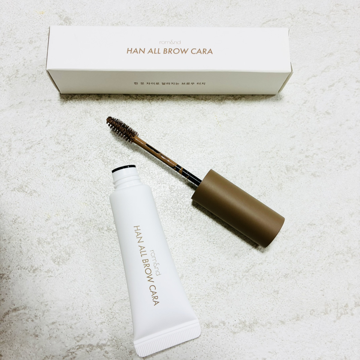 ハンオールブロウカラ/rom&nd/眉マスカラを使ったクチコミ（1枚目）