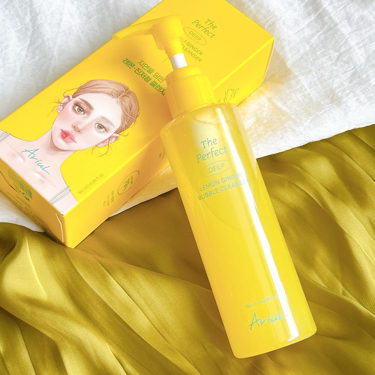 ザ・パーフェクトレモンジンジャーバブルクレンザー/Ariul/洗顔フォームを使ったクチコミ（1枚目）