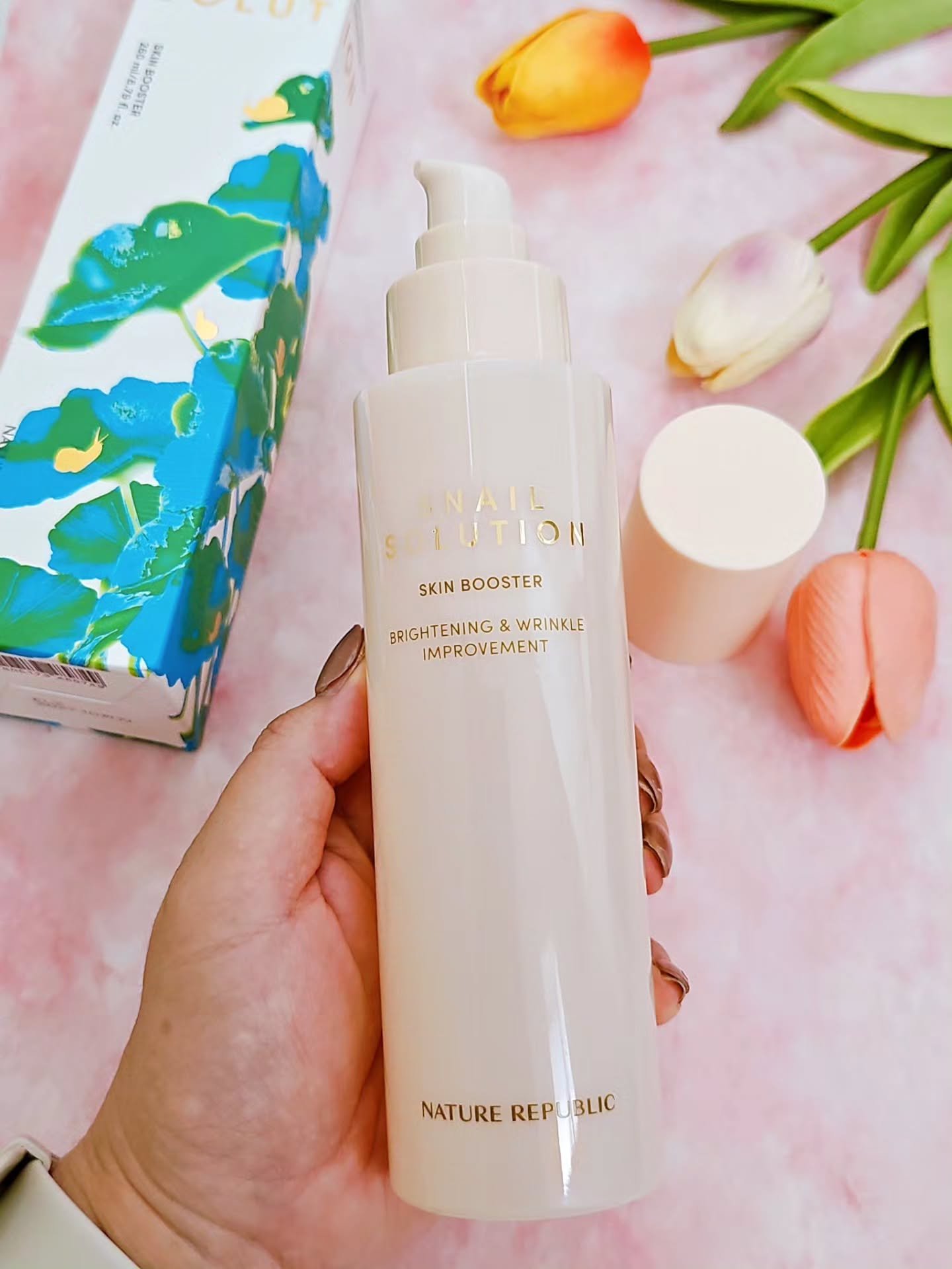 スネイルソリューション スキンブースター(R)/ネイチャーリパブリック/ブースター・導入液を使ったクチコミ（2枚目）