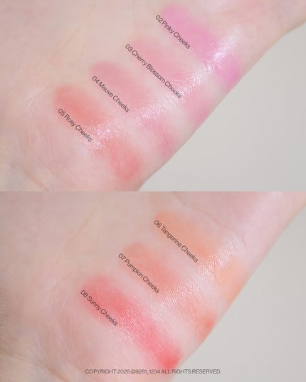 GLOWY CREAM BLUSH/AOU/ジェル・クリームチークを使ったクチコミ(6枚目)