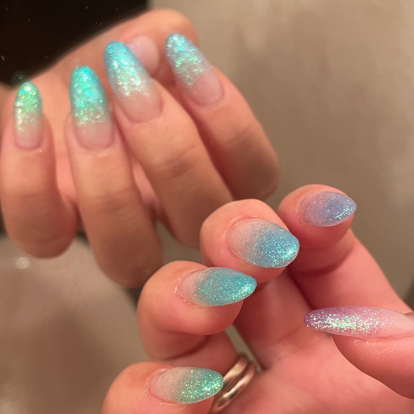 𐔌՞ . .՞ 𐦯 on LIPS 「🪸🧜🏻♀️𓈒𓂂𓏸いいね、保存嬉しいです🎶#ネイル#ジェルネイ..」(1枚目)