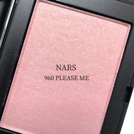 ブラッシュ N 960 PLEASE ME/NARS/パウダーチークを使ったクチコミ(2枚目)