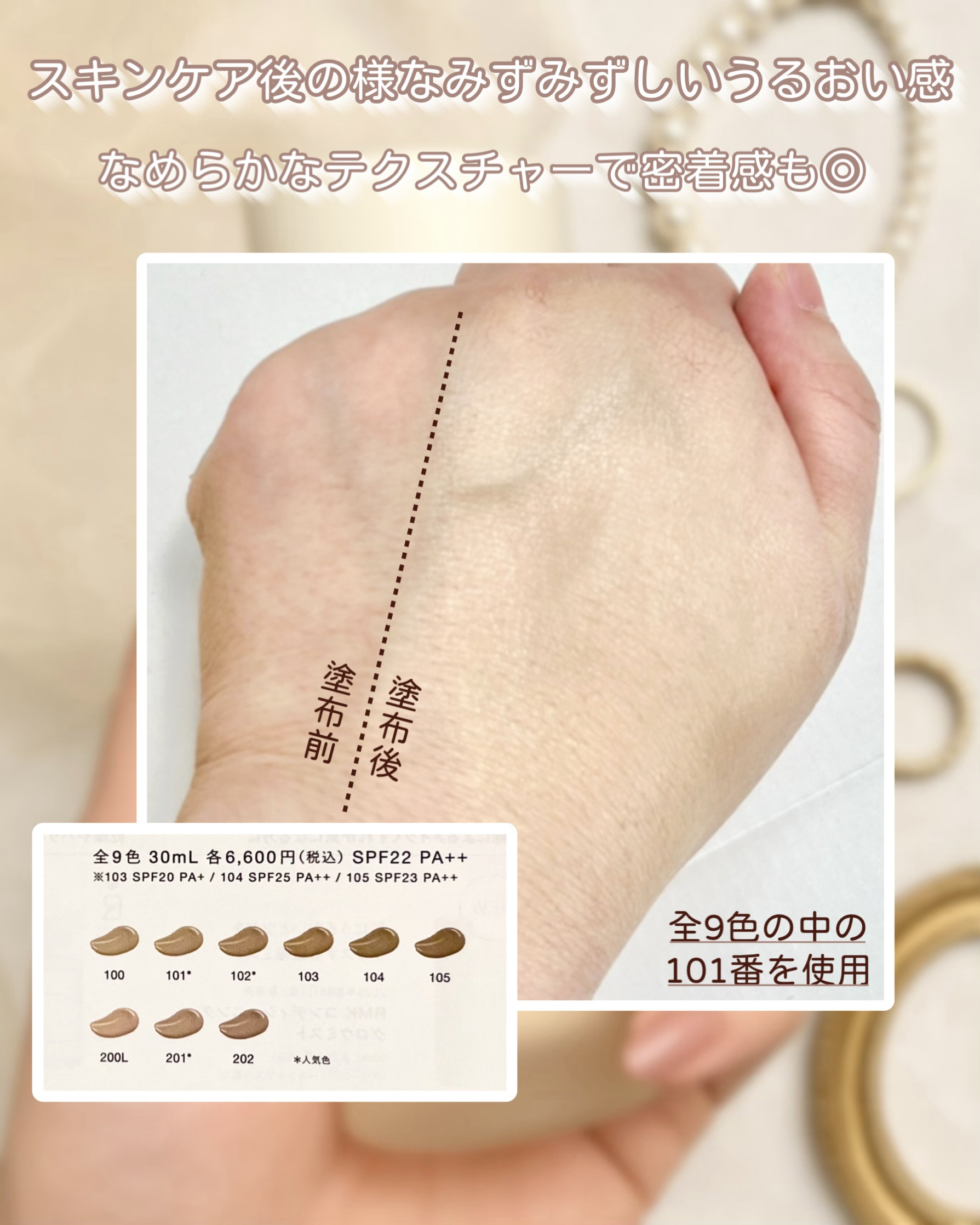 RMK リクイドファンデーション フローレスカバレッジ プラス/RMK/リキッドファンデーションを使ったクチコミ（2枚目）