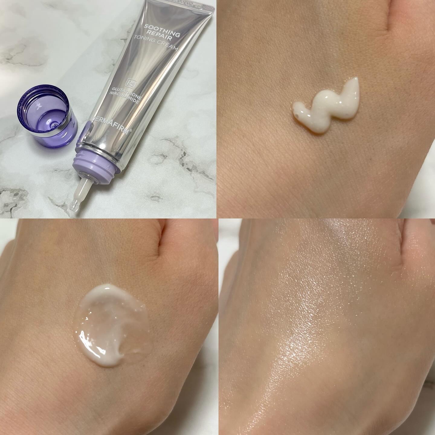 スージングリペア　トーニングクリーム/ダーマファーム/フェイスクリームを使ったクチコミ（3枚目）