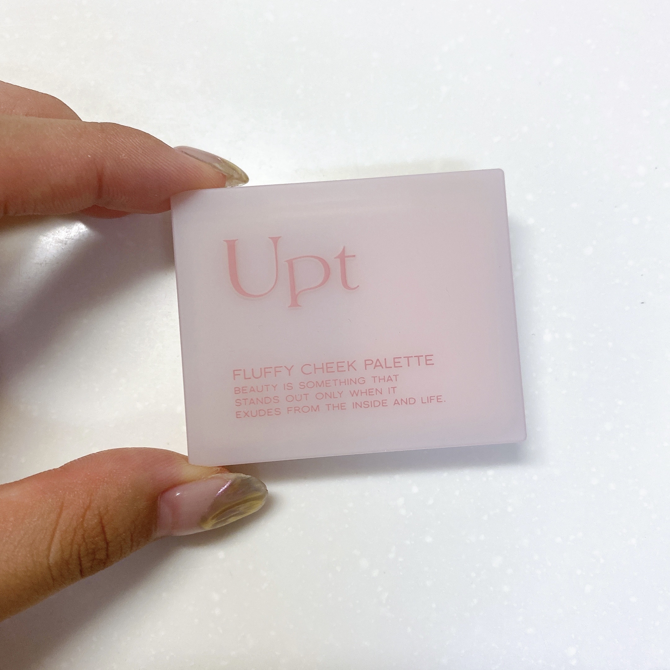 Upt Upt FLUFFY CHEEK PALETTE のクチコミ「\Upt FLUFFY CHEEK PALETTE/

01 calm beach カームビー.....」（2枚目）