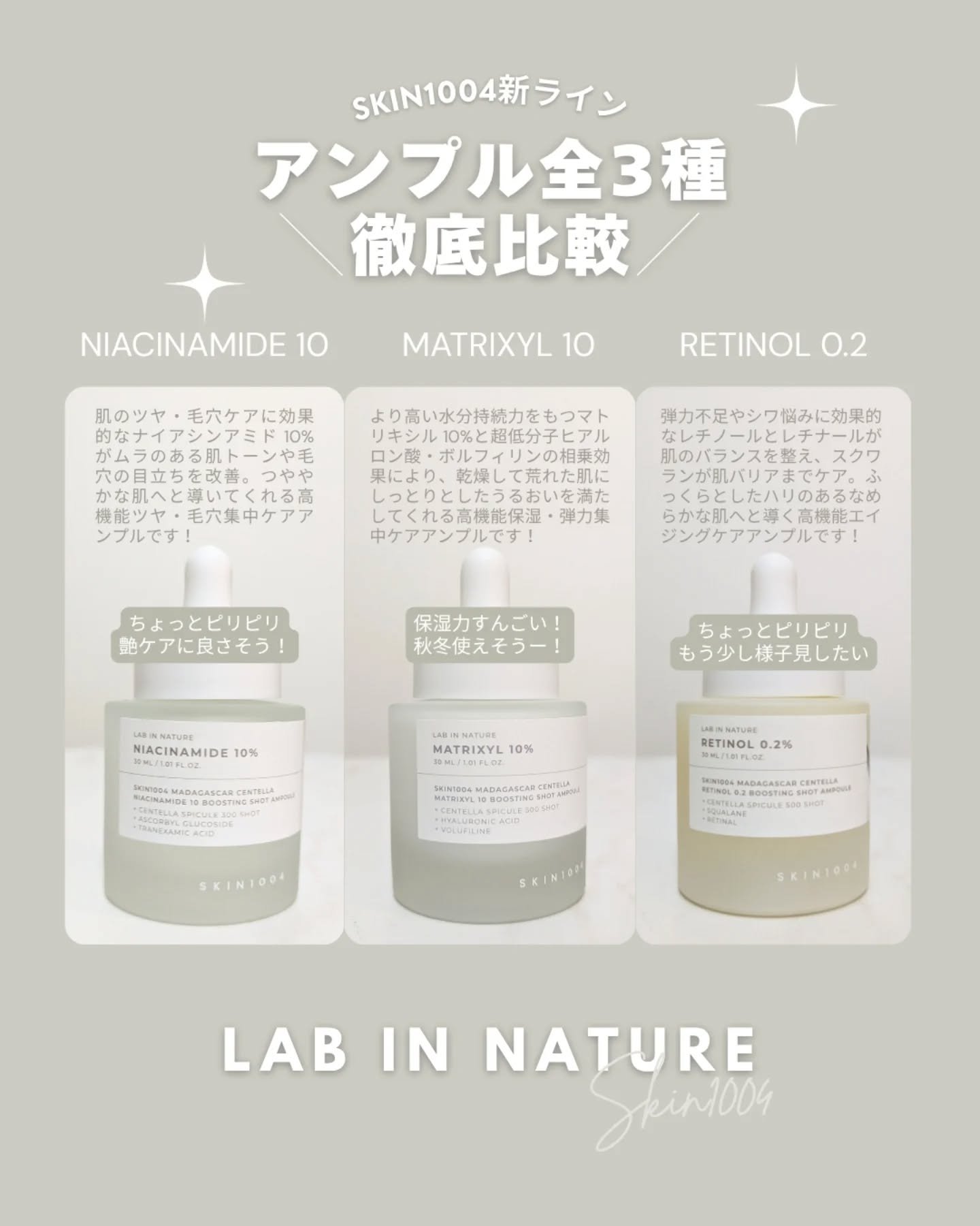 レチノール 0.2 ブースティングショット アンプル/SKIN1004/美容液を使ったクチコミ（2枚目）