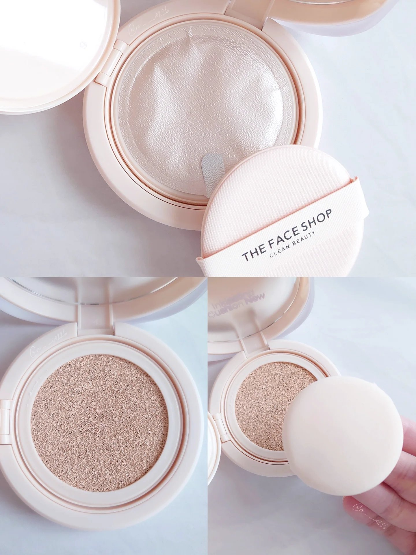 インクラスティングクッションファンデーション/THE FACE SHOP/クッションファンデーションを使ったクチコミ（2枚目）