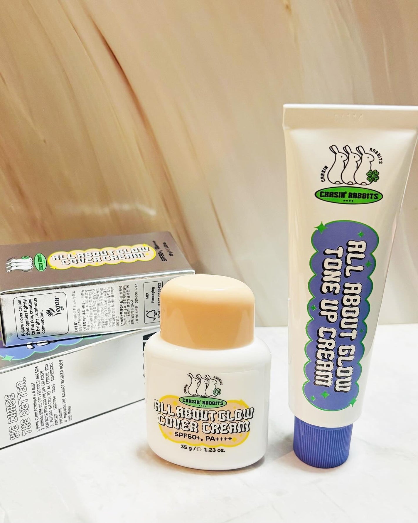 オールアバウトグロウトーンアップクリーム/CHASIN'RABBITS/化粧下地を使ったクチコミ(5枚目)