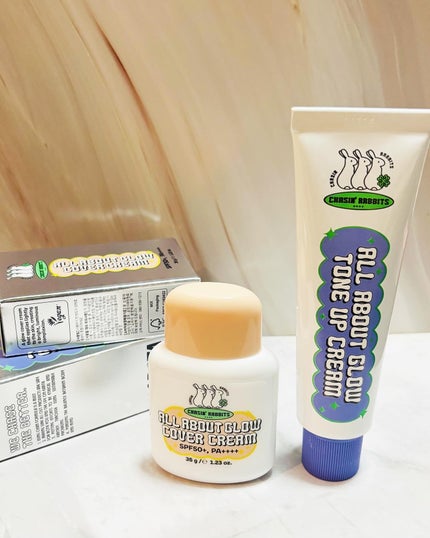 オールアバウトグロウトーンアップクリーム/CHASIN'RABBITS/化粧下地を使ったクチコミ(5枚目)