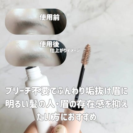 ハンオールブロウカラ/rom&nd/眉マスカラを使ったクチコミ(4枚目)