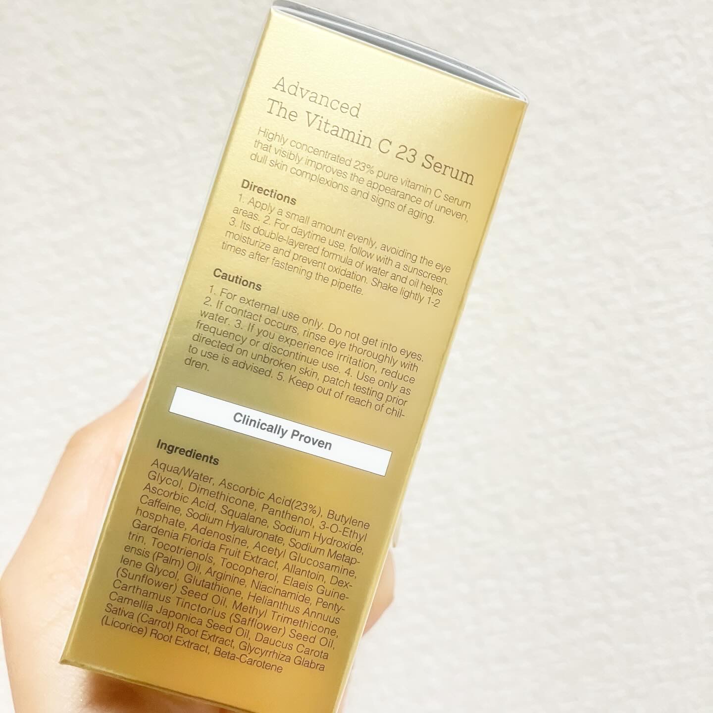 RXアドバンスド ザ・ビタミンC23セラム/COSRX/美容液を使ったクチコミ（2枚目）