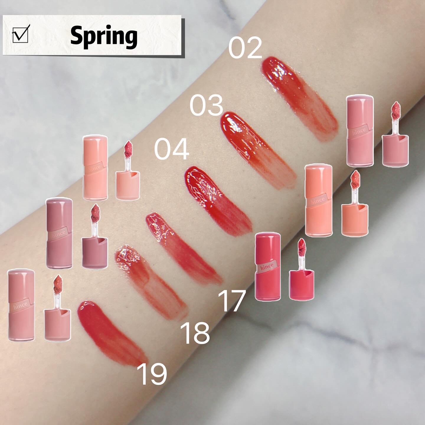 ロウグロウジェルティント R024 パーシモン（ミニ）/hince/リップティントを使ったクチコミ（2枚目）