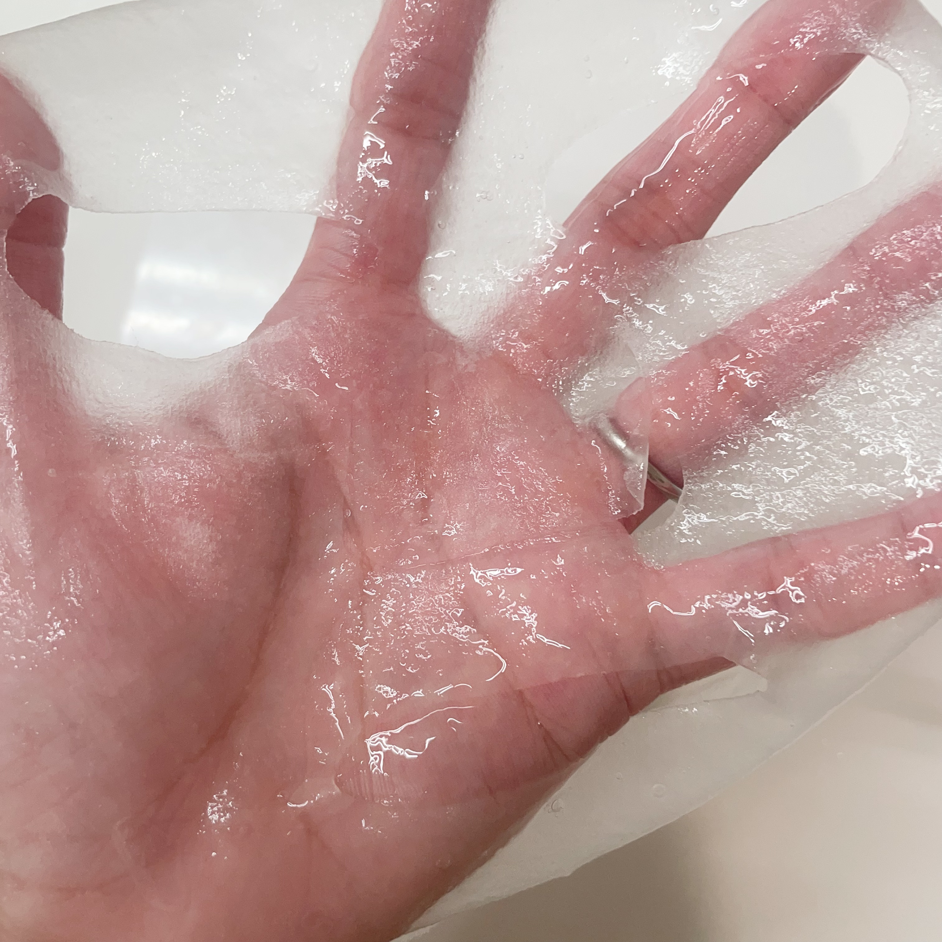 セラミドモイスチャーライジングマスク/Leaders Clinie(リーダーズ)/シートマスク・パックを使ったクチコミ（3枚目）