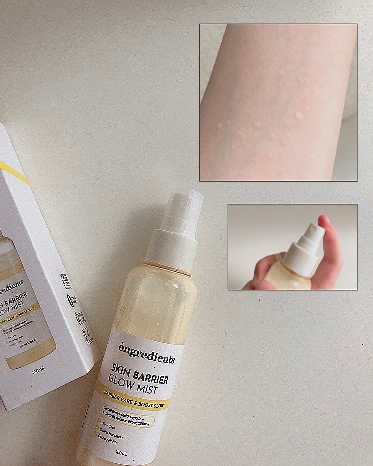 オングリディエンツ スキンバリアグローミスト/Ongredients/ミスト状化粧水を使ったクチコミ（2枚目）
