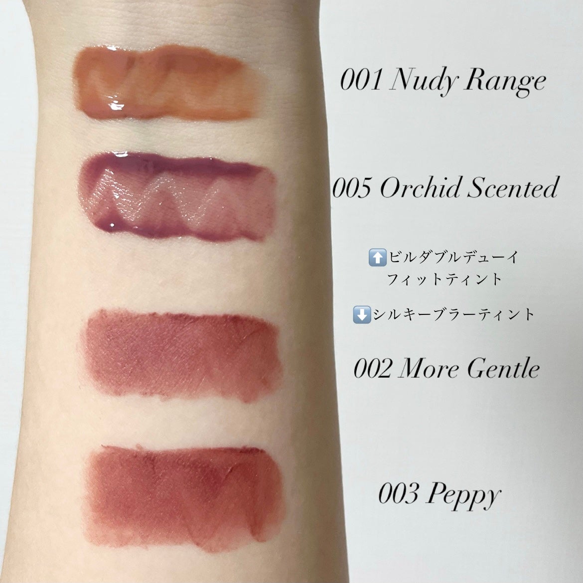 ビルダブルデューイフィットティント/ArteSinsa/リップティントを使ったクチコミ(5枚目)