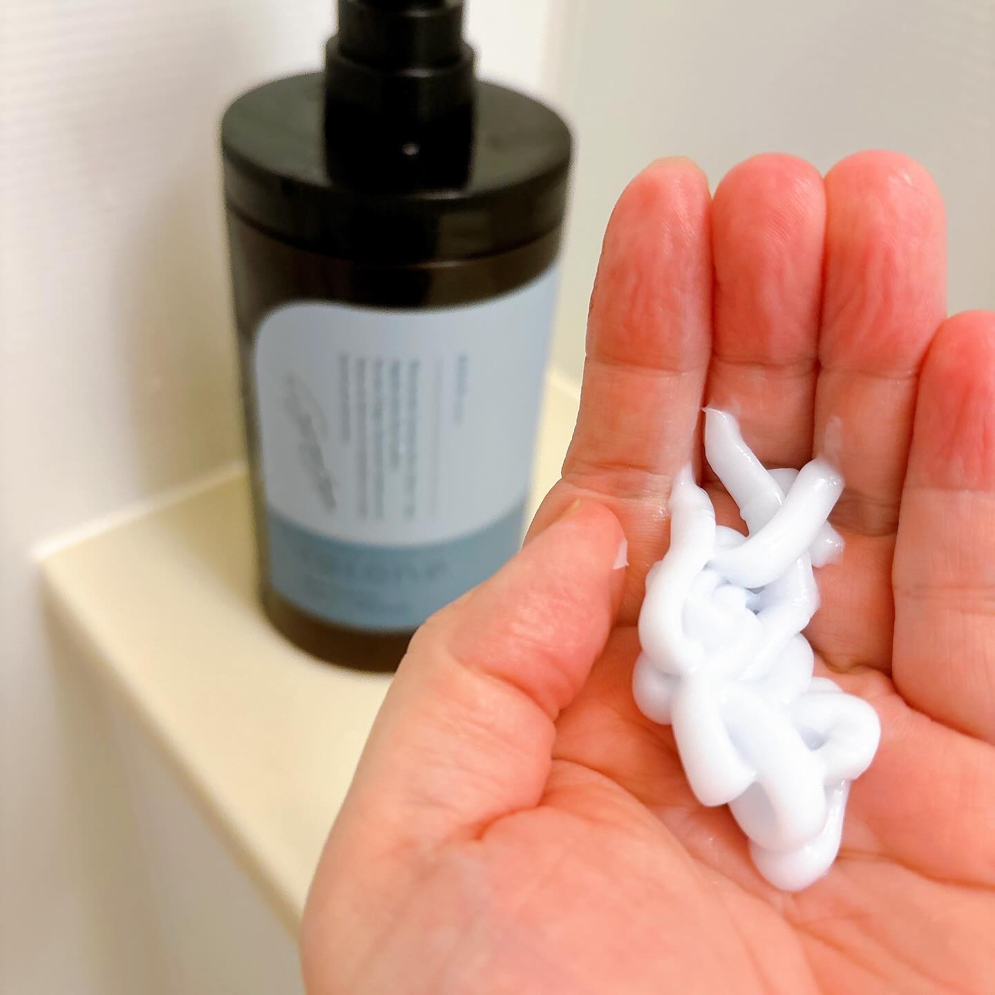 cocone クレイクリームシャンプー リペア 380g/cocone/市販シャンプーを使ったクチコミ（3枚目）