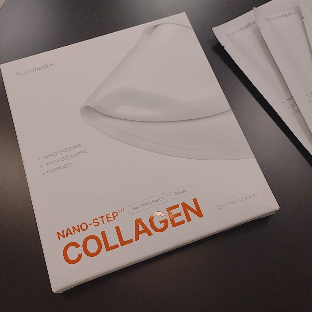 ナノステップ コラーゲン メルティングマスク/from medi+/シートマスク・パックを使ったクチコミ（2枚目）
