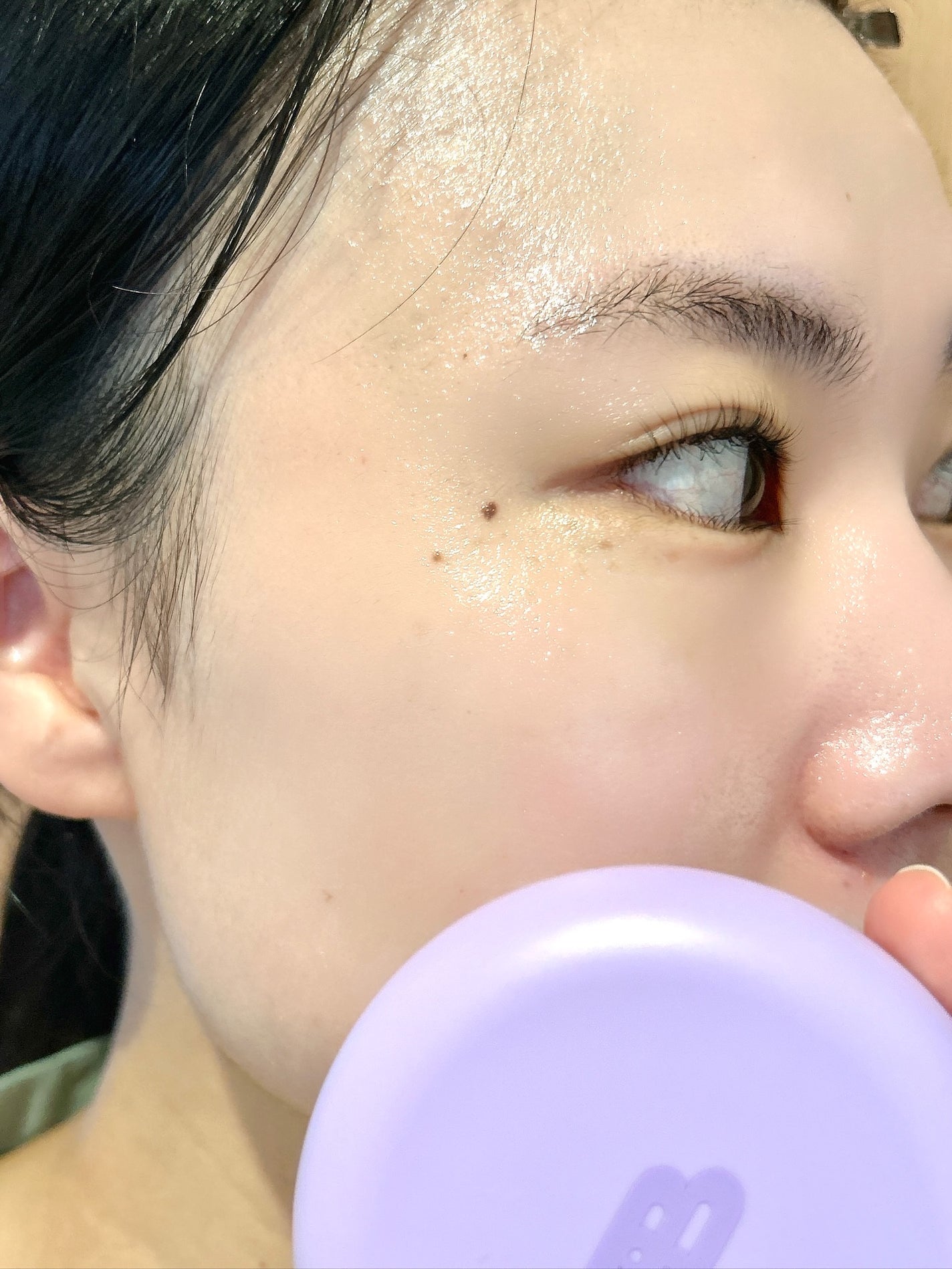 のぶあゆ on LIPS 「.💜EDIT.Bマシュマロトーンアップクッションパープル💜大人..」(8枚目)