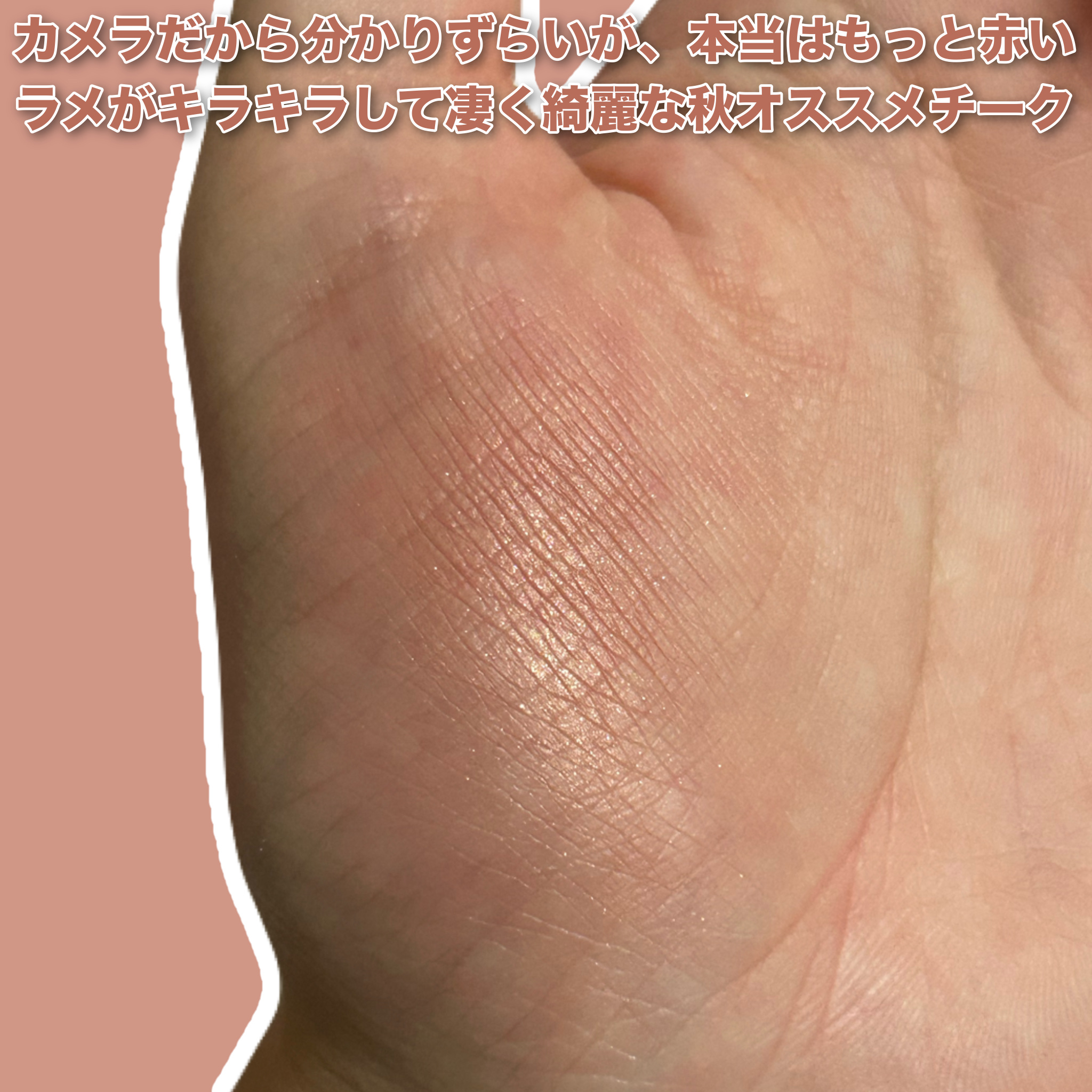 ナチュラル チークN/CEZANNE/パウダーチークを使ったクチコミ（3枚目）