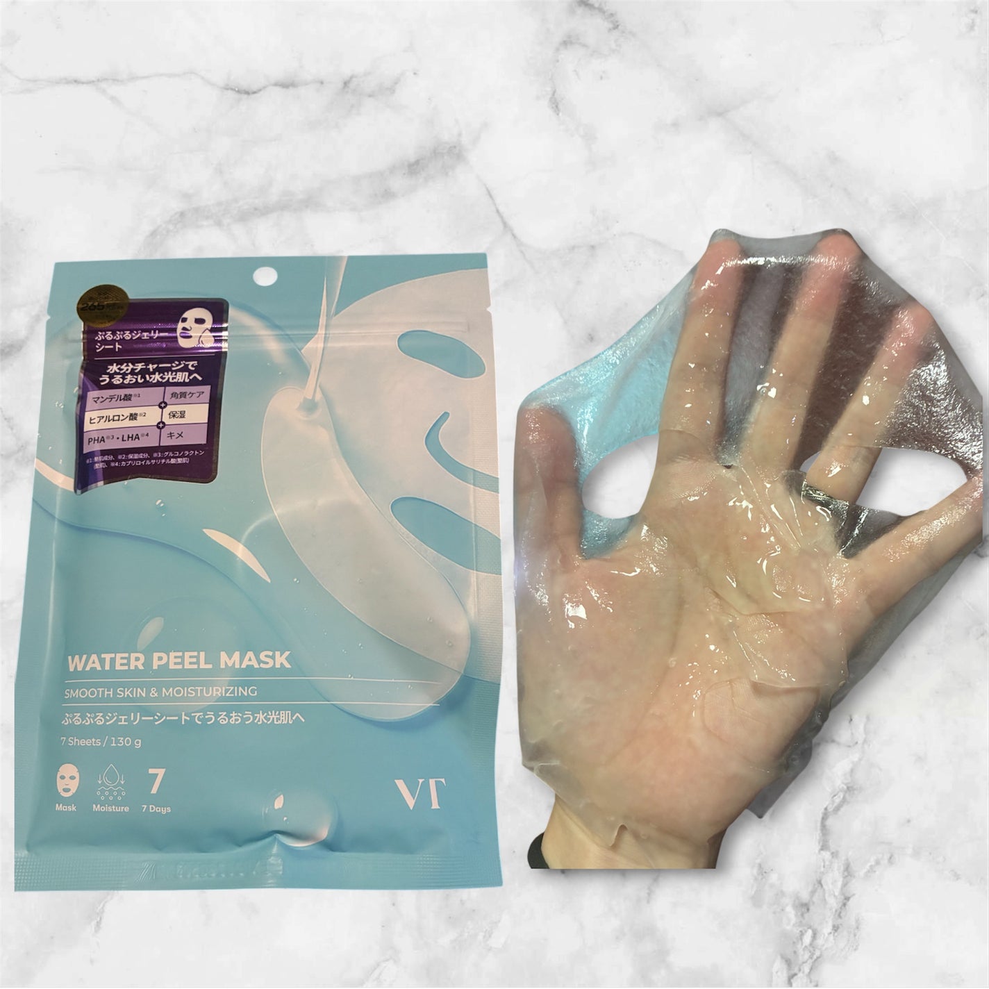 WATER PEEL MASK/VT/シートマスク・パックを使ったクチコミ(3枚目)
