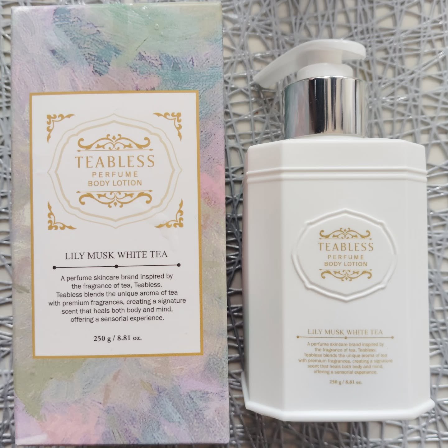 パフュームボディローション リリィムスクホワイトティー/TEABLESS/ボディローションを使ったクチコミ（1枚目）
