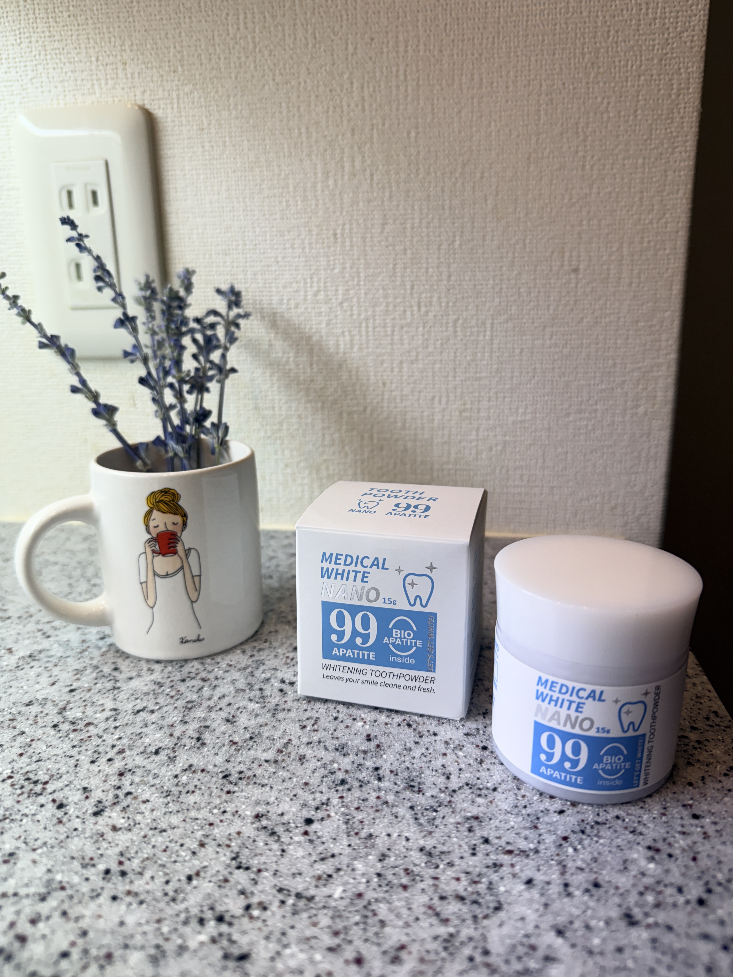 日本メディカル研究所 メディカルホワイトナノ99のクチコミ「
﻿審美歯科にはちょっと五月蝿い私。

オススメな粉歯磨き
"メディカルホワイトナノ99"
ご.....」（1枚目）