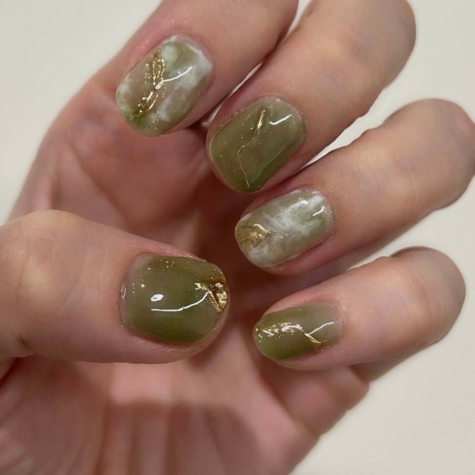 ジェルネイル(ライト対応)/セリア/ジェルネイルを使ったクチコミ(5枚目)