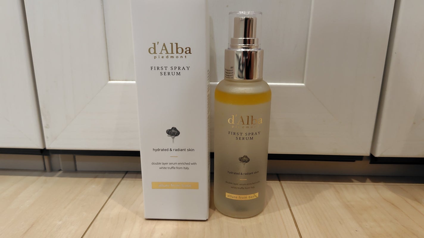 ダルバ ホワイトトリュフファーストスプレーセラム/ダルバ/ミスト状化粧水を使ったクチコミ(1枚目)