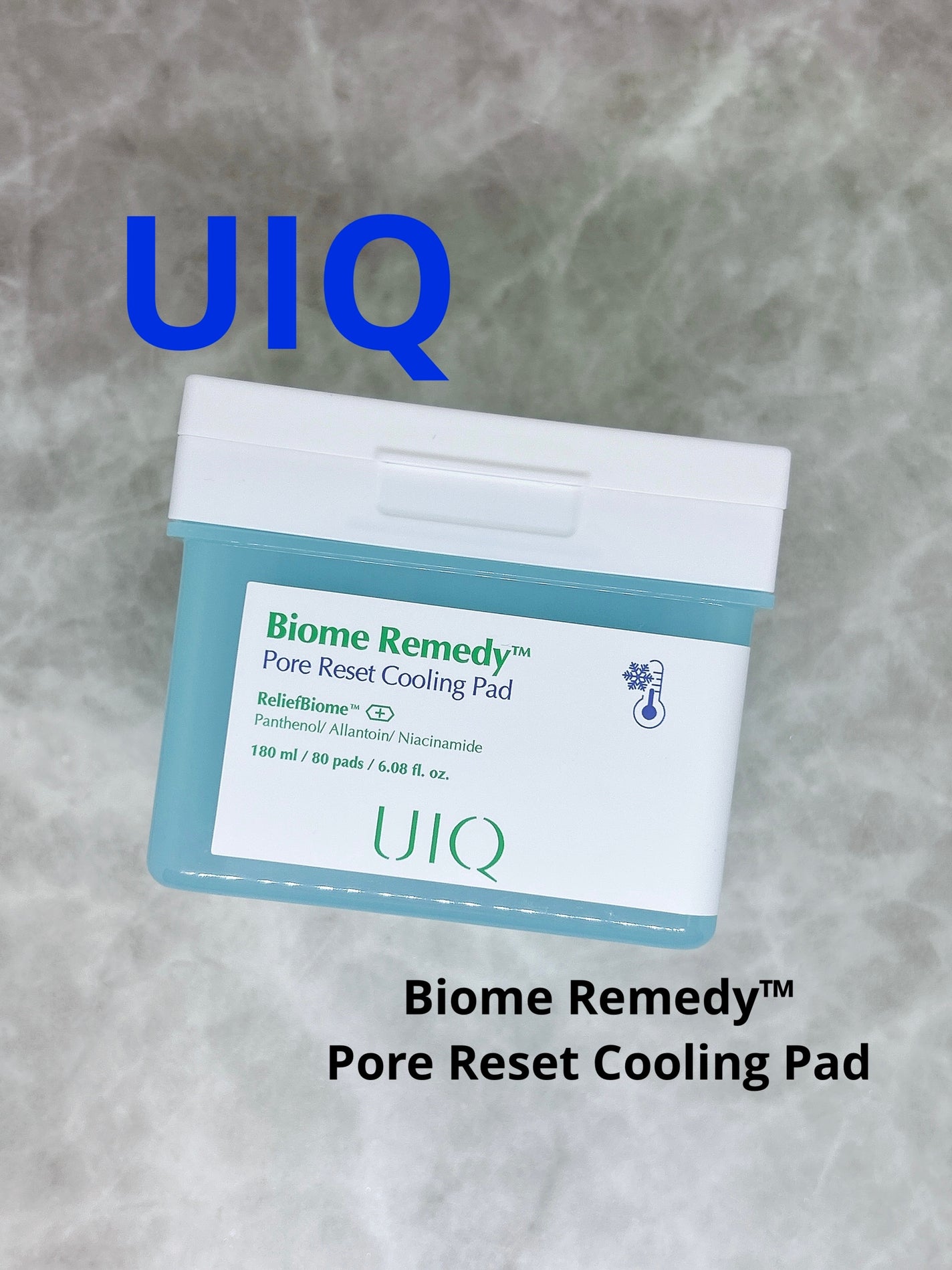 バイオームレメディポアリセットクーリングパッド/UIQ/トナーパッドを使ったクチコミ(1枚目)