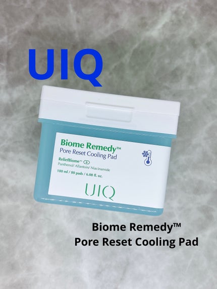 バイオームレメディポアリセットクーリングパッド/UIQ/トナーパッドを使ったクチコミ(1枚目)
