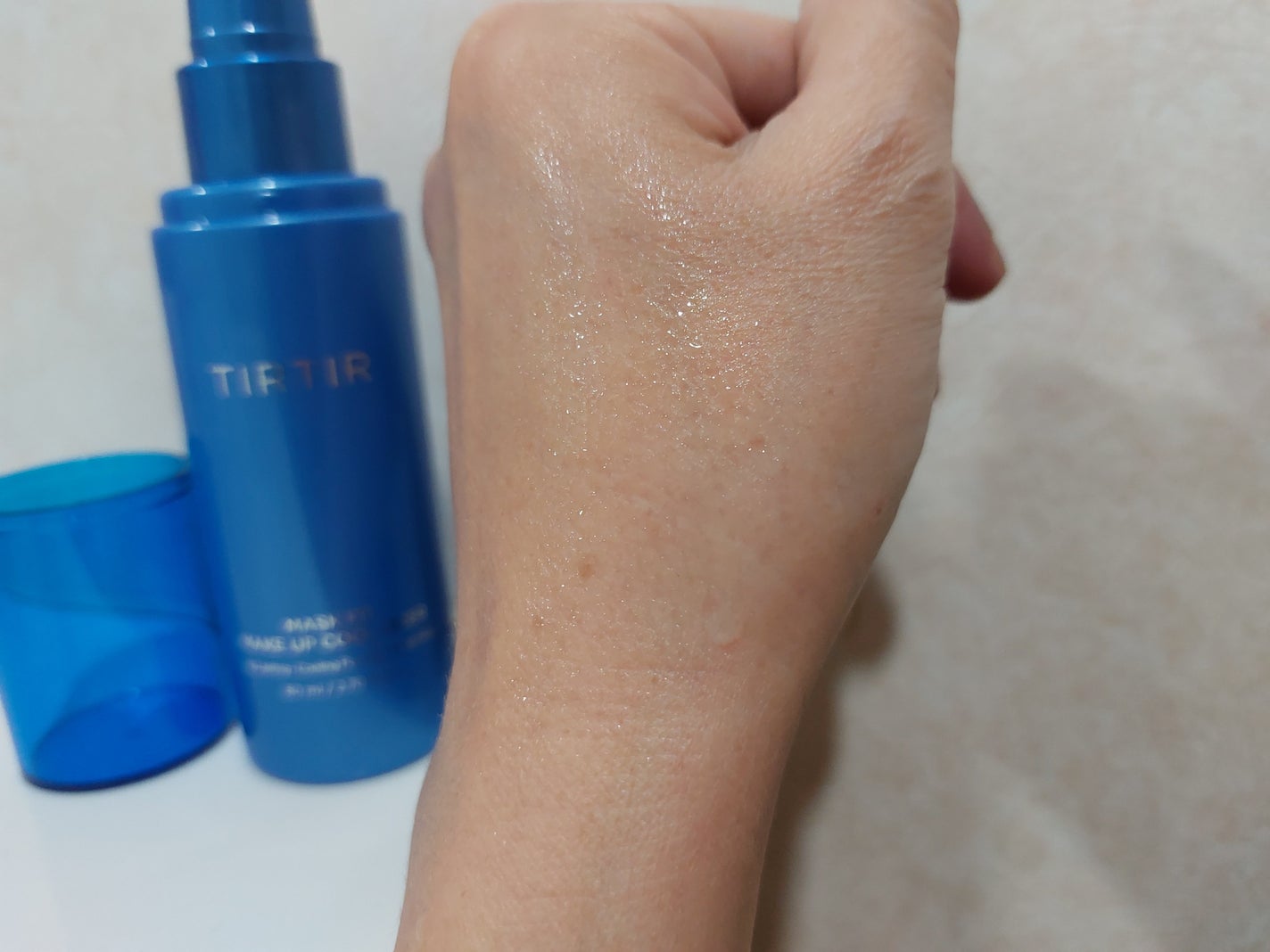 マスクフィットメイクアップ クールフィクサー/TIRTIR(ティルティル)/フィックスミストを使ったクチコミ(2枚目)