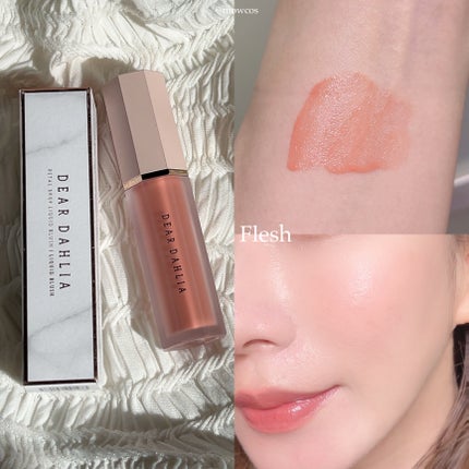 ペタルドロップリキッドブラッシャー/DEAR DAHLIA/リキッドチークを使ったクチコミ(1枚目)