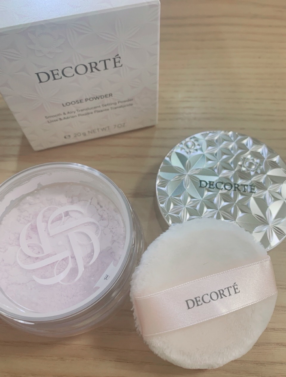 ルース パウダー 02 lucent lilac/DECORTÉ/ルースパウダーを使ったクチコミ（1枚目）