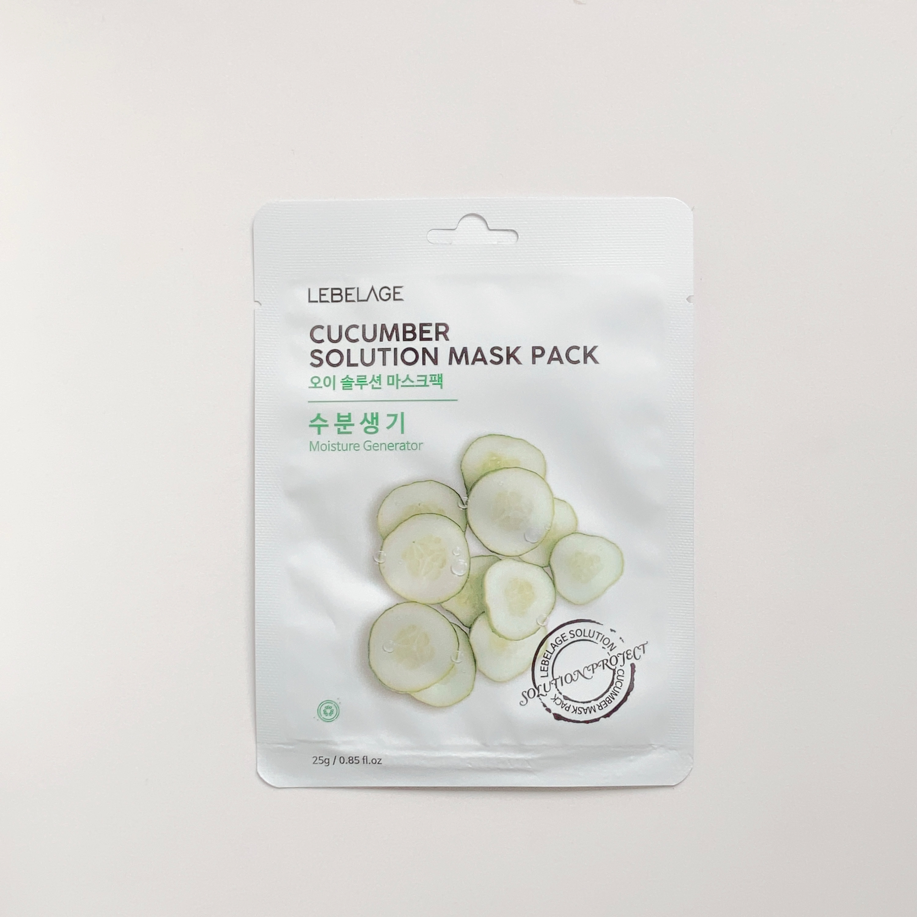 ソリューションマスクパック きゅうり/LEBELAGE/シートマスク・パックを使ったクチコミ（1枚目）