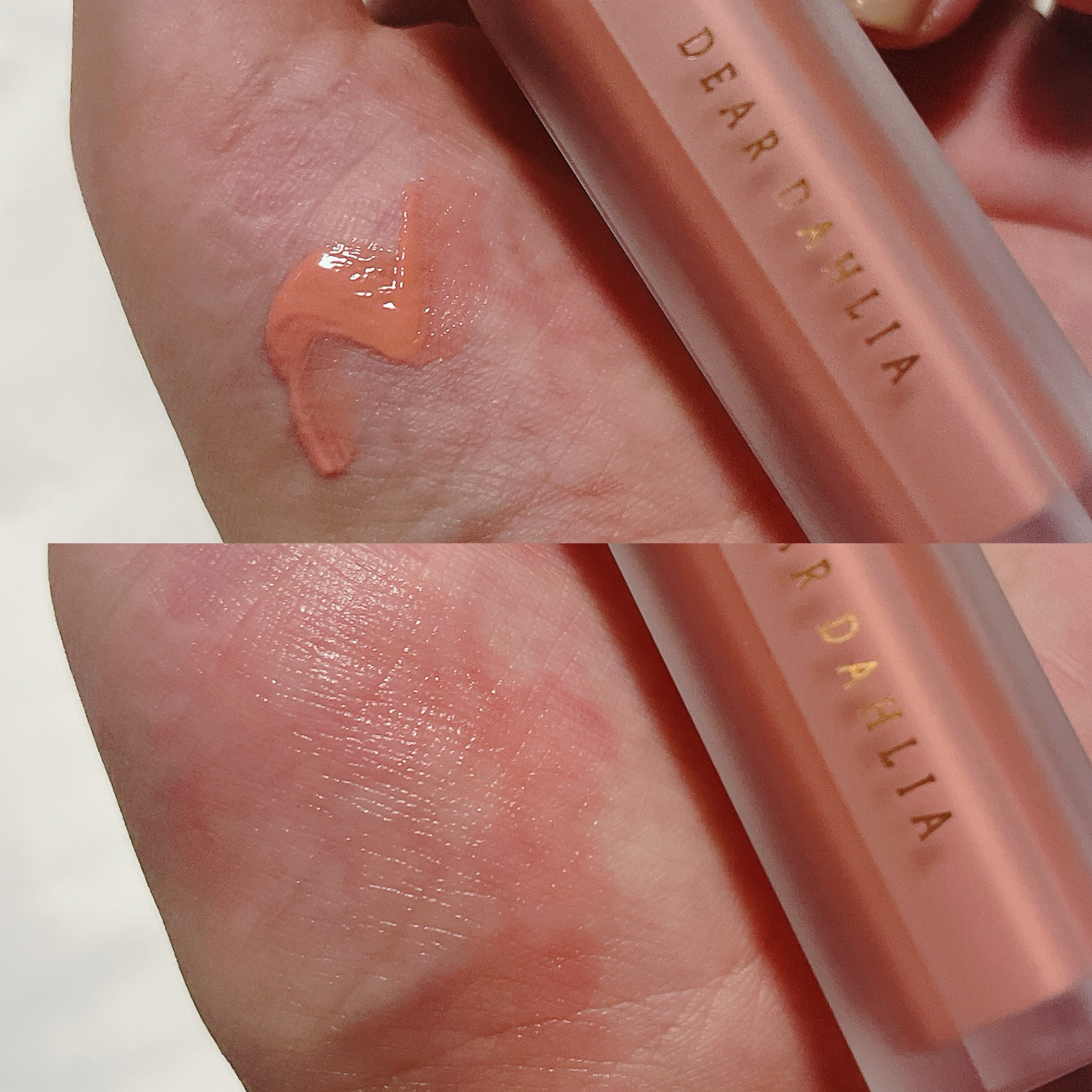 ペタルドロップリキッドブラッシャー/DEAR DAHLIA/リキッドチークを使ったクチコミ（3枚目）