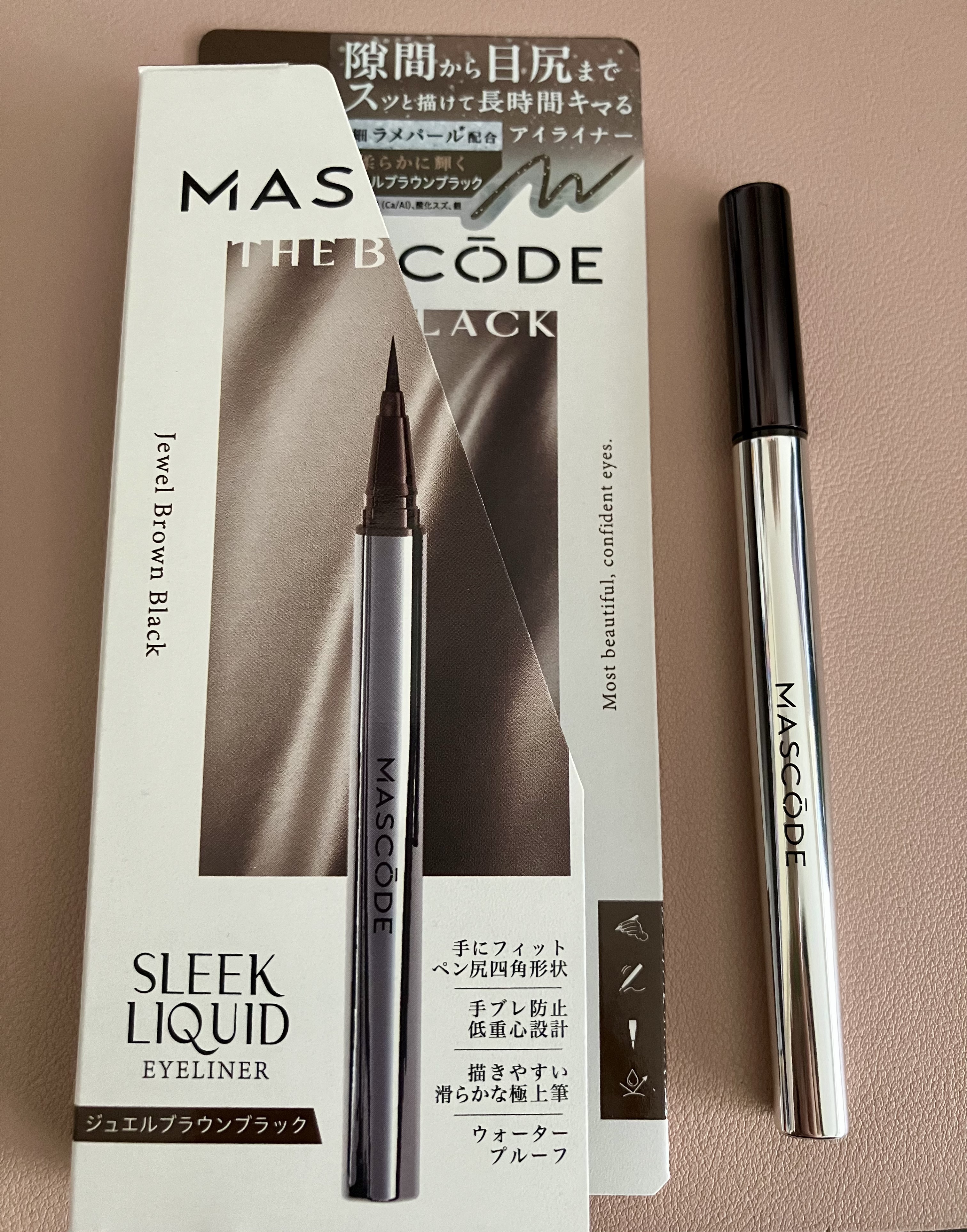 マスコード　スリークリキッド　アイライナー　/MASCODE/リキッドアイライナーを使ったクチコミ（1枚目）