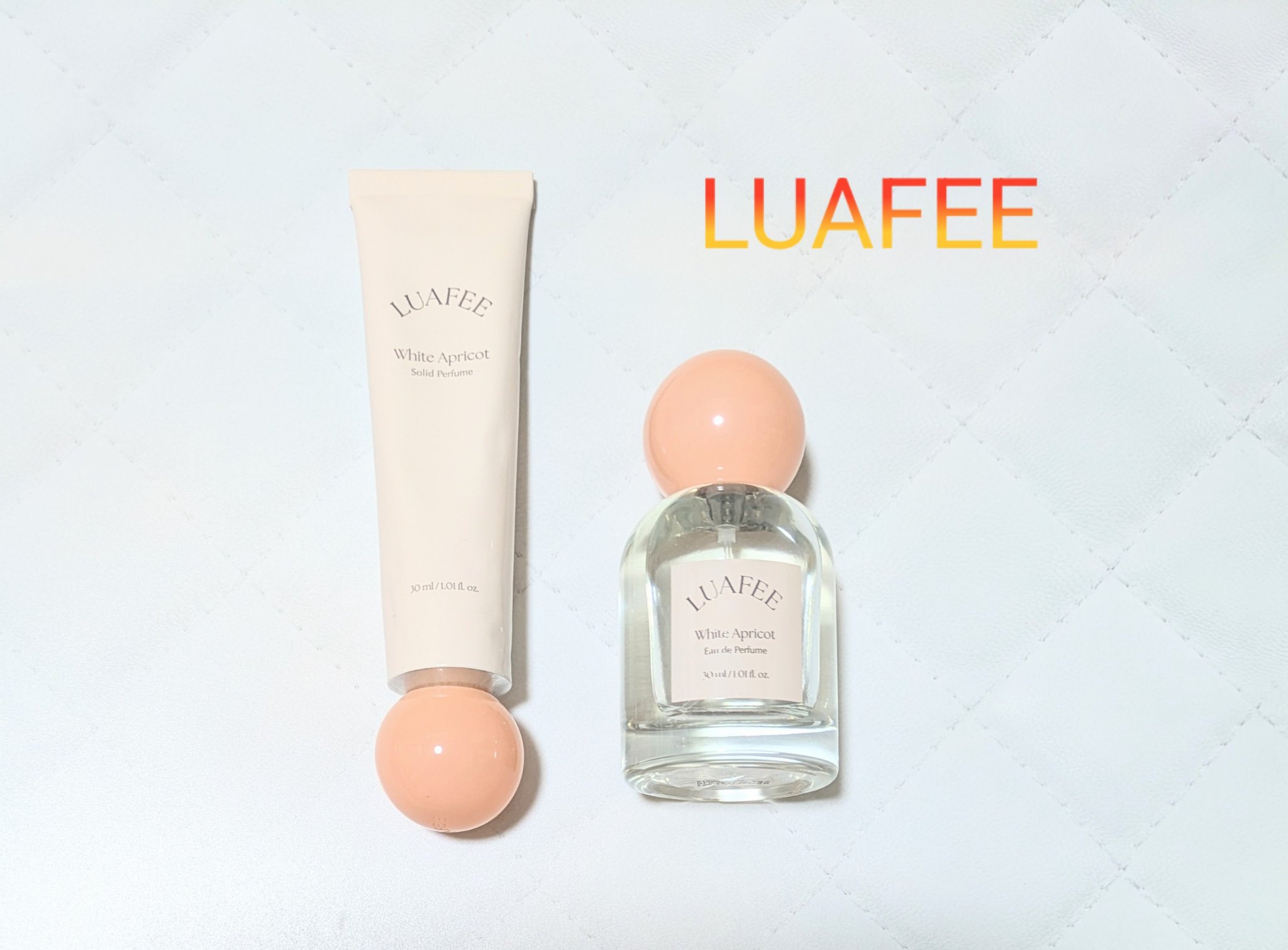 ソリッド パフューム ホワイトアプリコット/LUAFEE/練り香水を使ったクチコミ（1枚目）