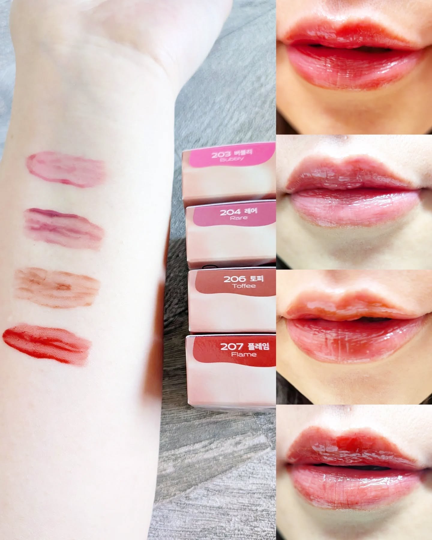 デュー ドロップ ティント/Coralhaze/リップティントを使ったクチコミ（3枚目）