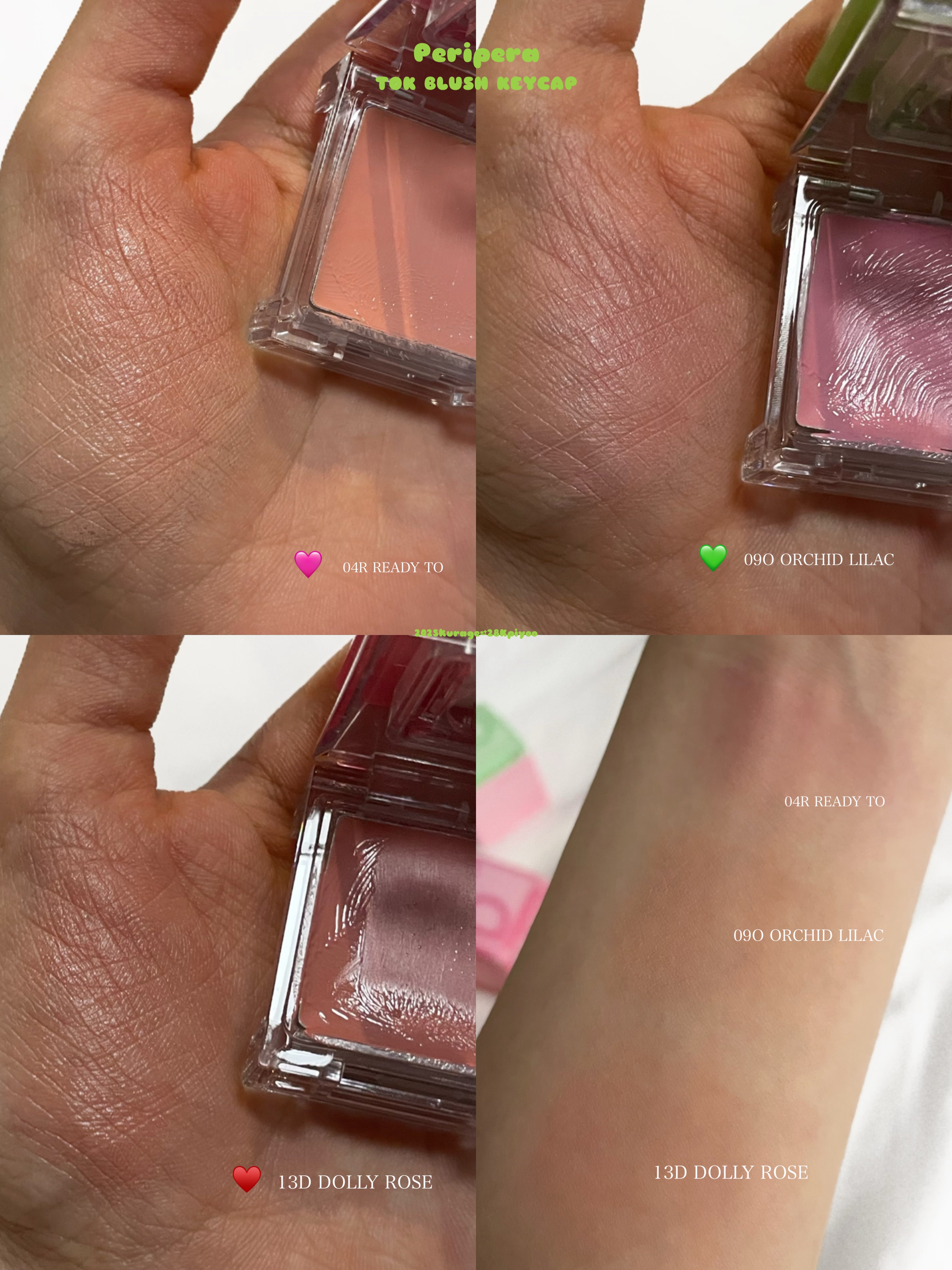 ペリペラ トック ブラッシュ キーキャップ/PERIPERA/パウダーチークを使ったクチコミ（2枚目）