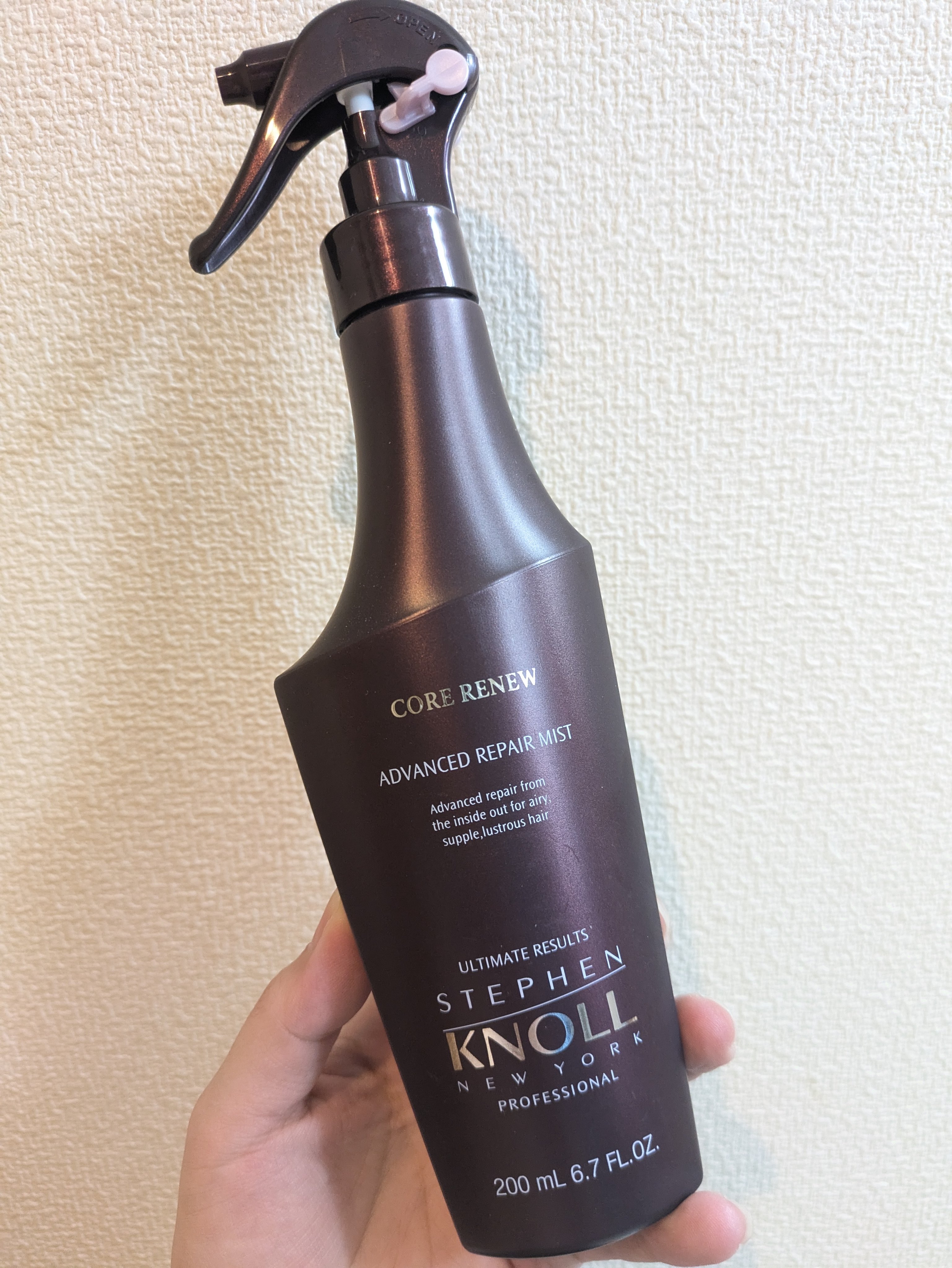 スティーブンノル プロフェッショナル コアリニュー アドバンスト リペア ミストのクチコミ「スティーブンノル プロフェッショナル
コアリニュー アドバンスト リペア ミスト

美容師さん.....」（1枚目）