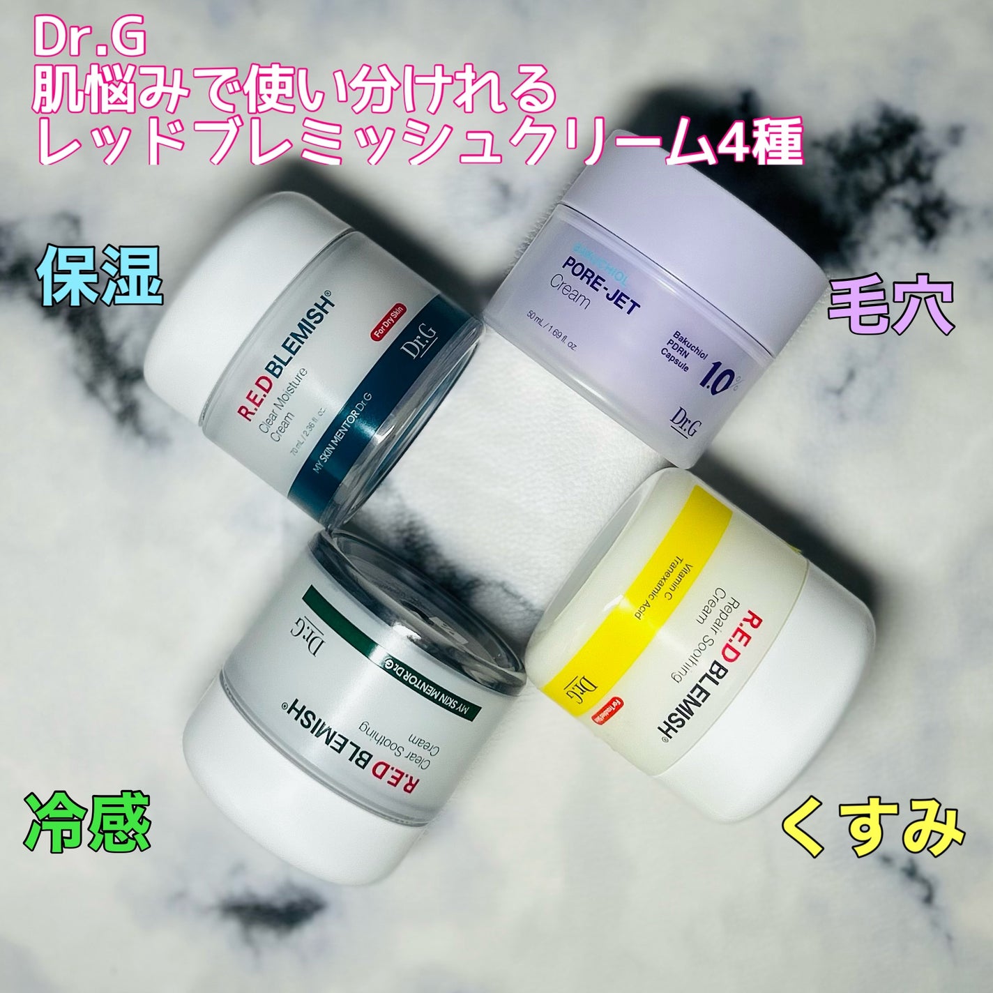 レッドブレミッシュ クリアスージングクリーム/Dr.G/フェイスクリームを使ったクチコミ(1枚目)