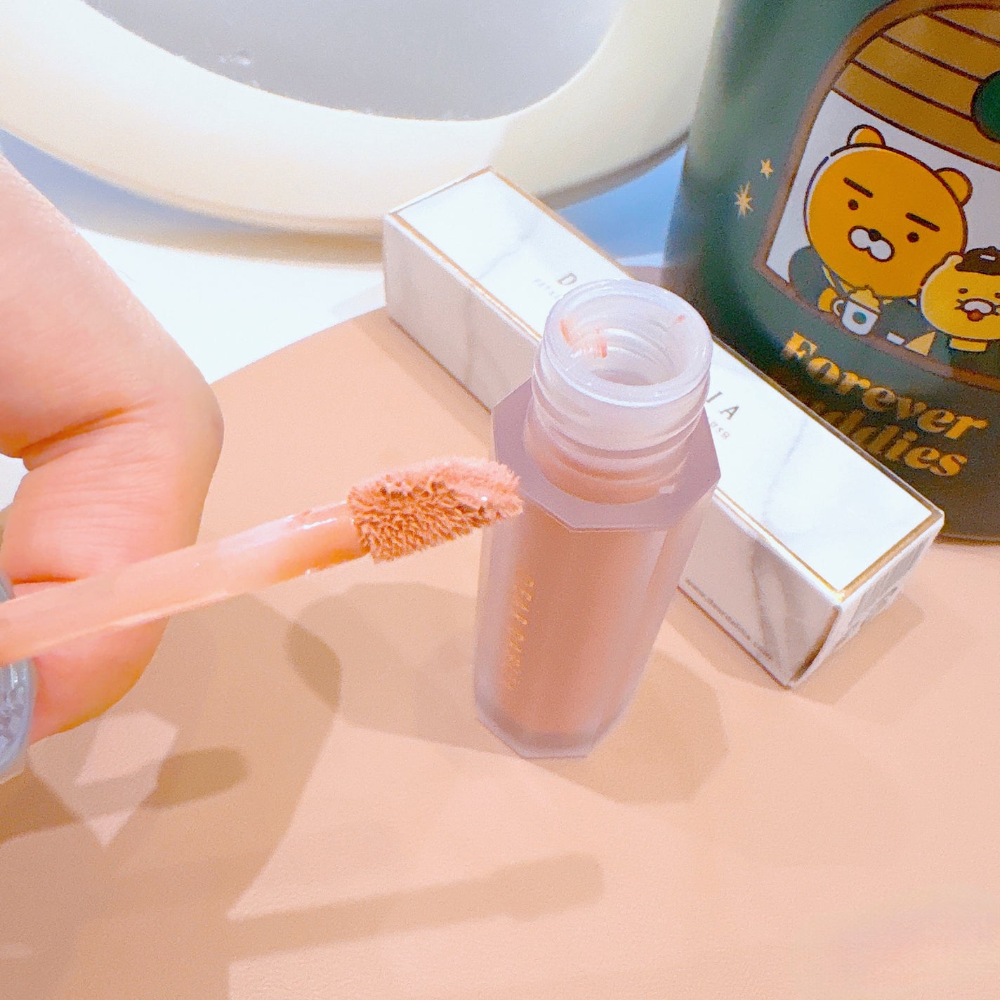 ペタルドロップリキッドブラッシャー/DEAR DAHLIA/リキッドチークを使ったクチコミ(3枚目)