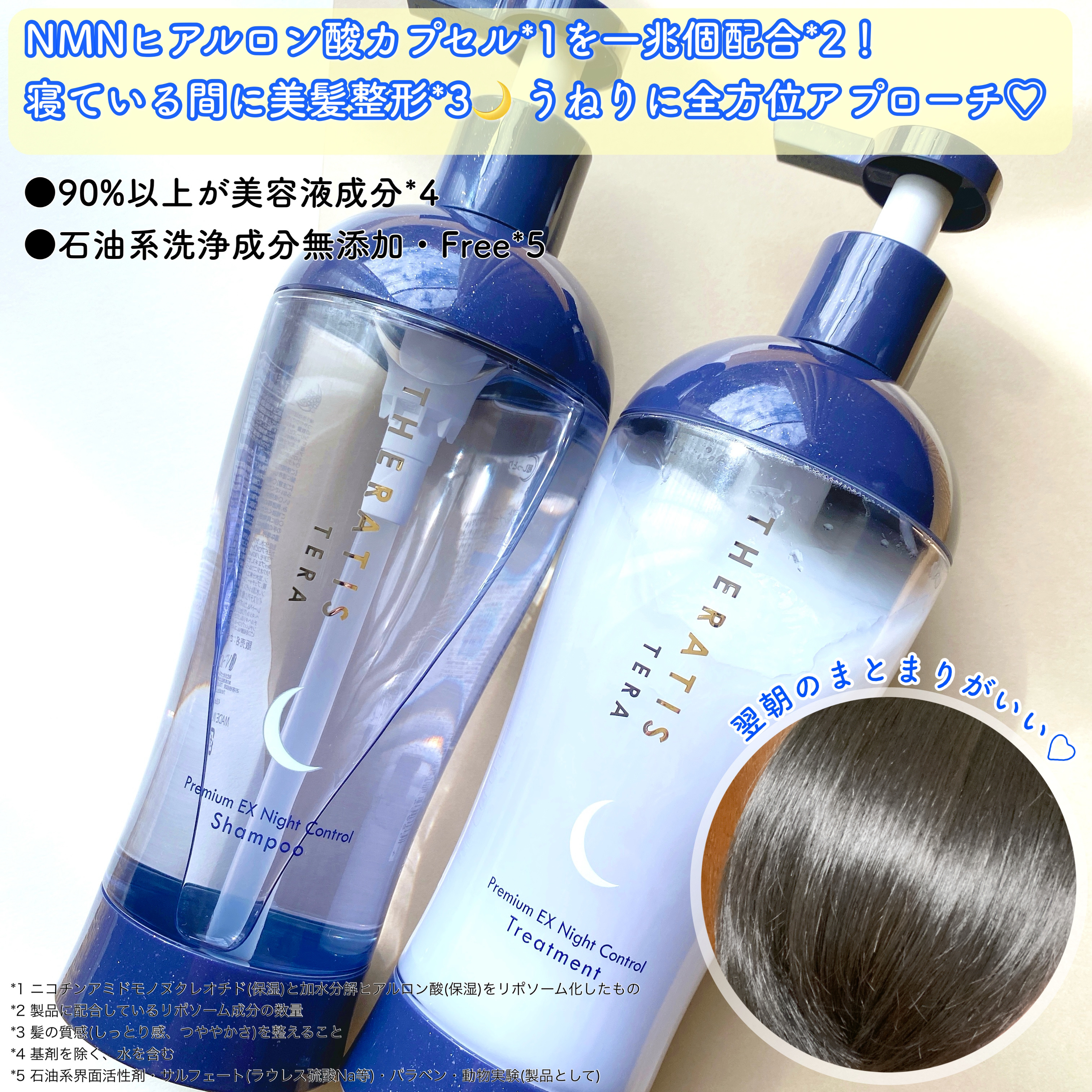 セラティス テラ プレミアム EX ナイト コントロール シャンプー/ヘアトリートメント/THERATIS/市販シャンプーを使ったクチコミ（2枚目）