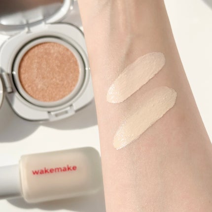 シームレスウェアファンデーション/wakemake/リキッドファンデーションを使ったクチコミ(3枚目)