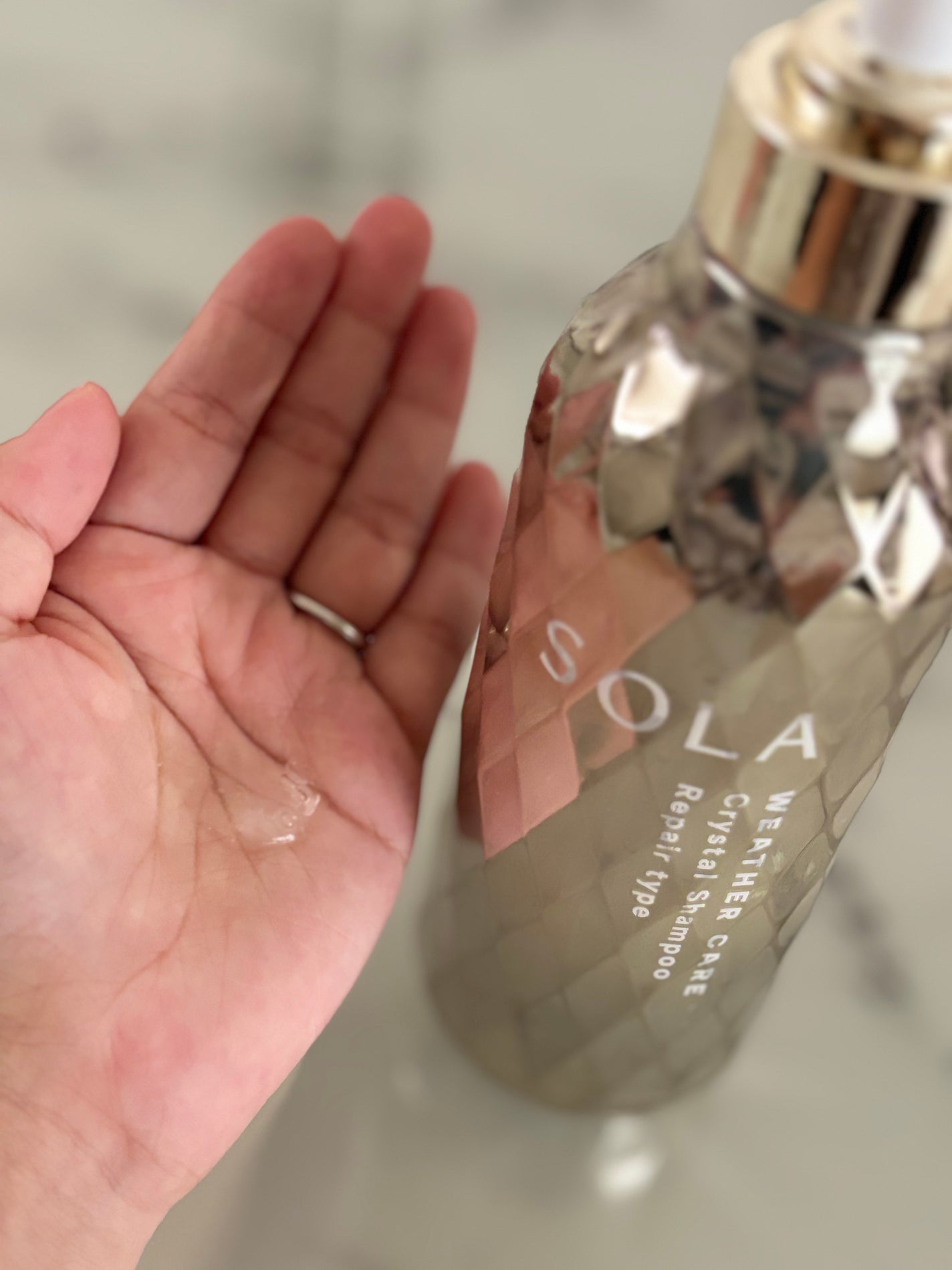 ソラ ウェザーケア クリスタル シャンプー/ヘアトリートメント リペアタイプ/SOLA WEATHER CARE/市販シャンプーを使ったクチコミ(2枚目)