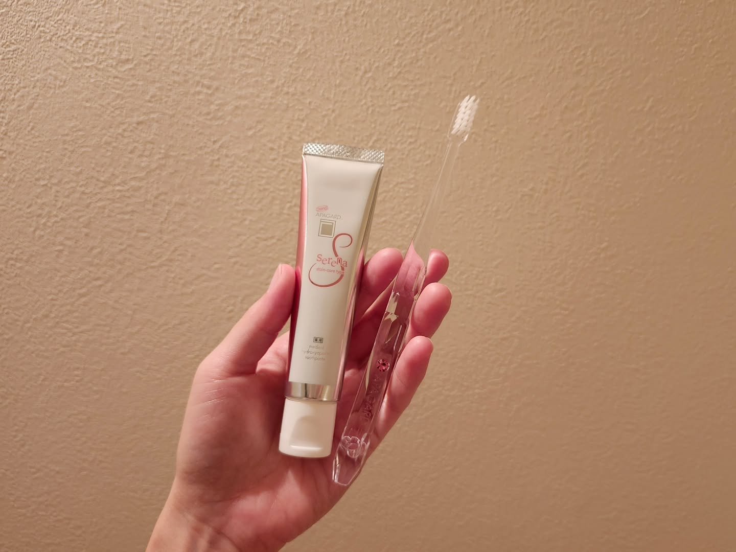 アパガードクリスタル歯ブラシ/アパガード/歯ブラシを使ったクチコミ（1枚目）