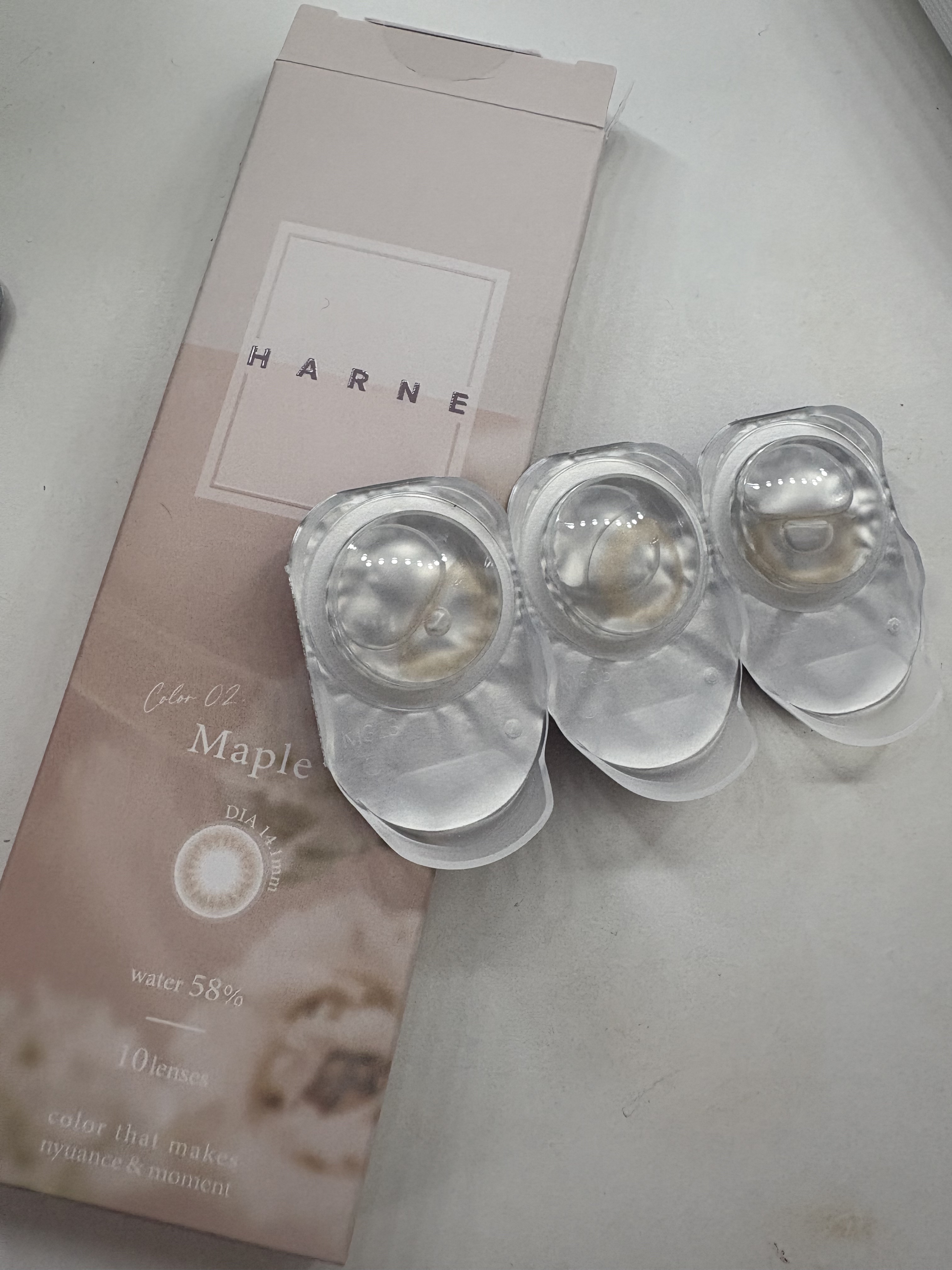 HARNE 1day/HARNE/ワンデー（１DAY）カラコンを使ったクチコミ（1枚目）