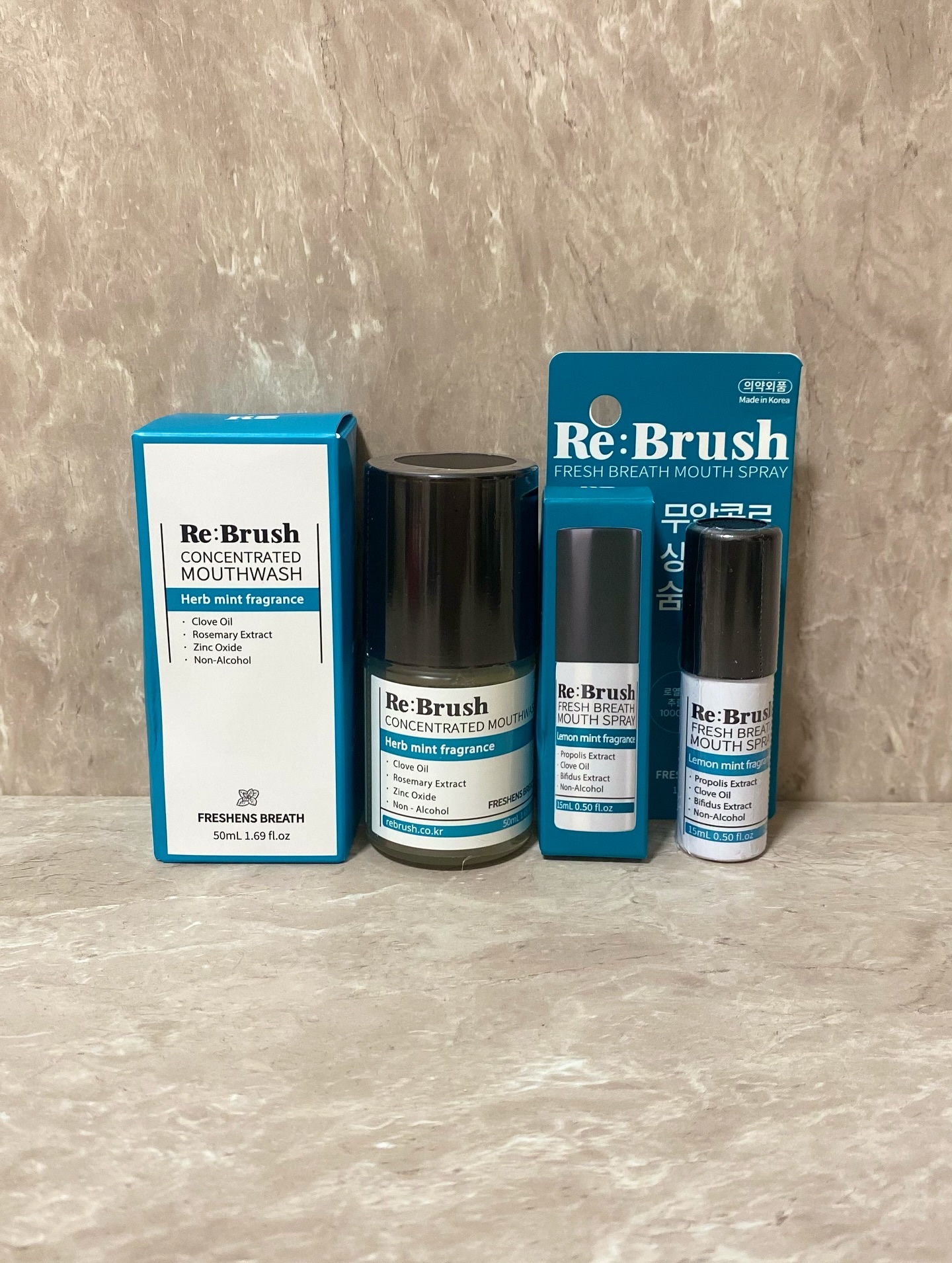 口臭除去クローブ濃縮マウスウォッシュ/Re:Brush/マウスウォッシュ・スプレーを使ったクチコミ（1枚目）